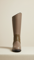 Technische Reitstiefel in Taupe
